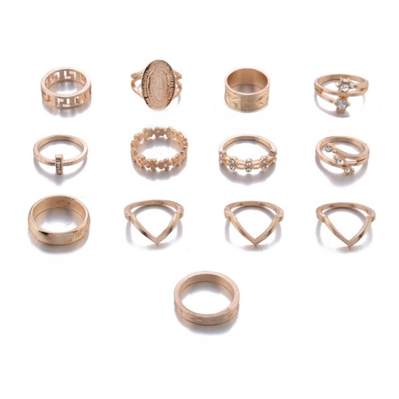 ๐15pc Virgin Mary Fatima Hwart Gold Ring Se - Picture 3 of 8